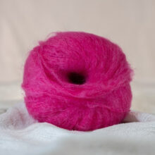 kid mohair magenta